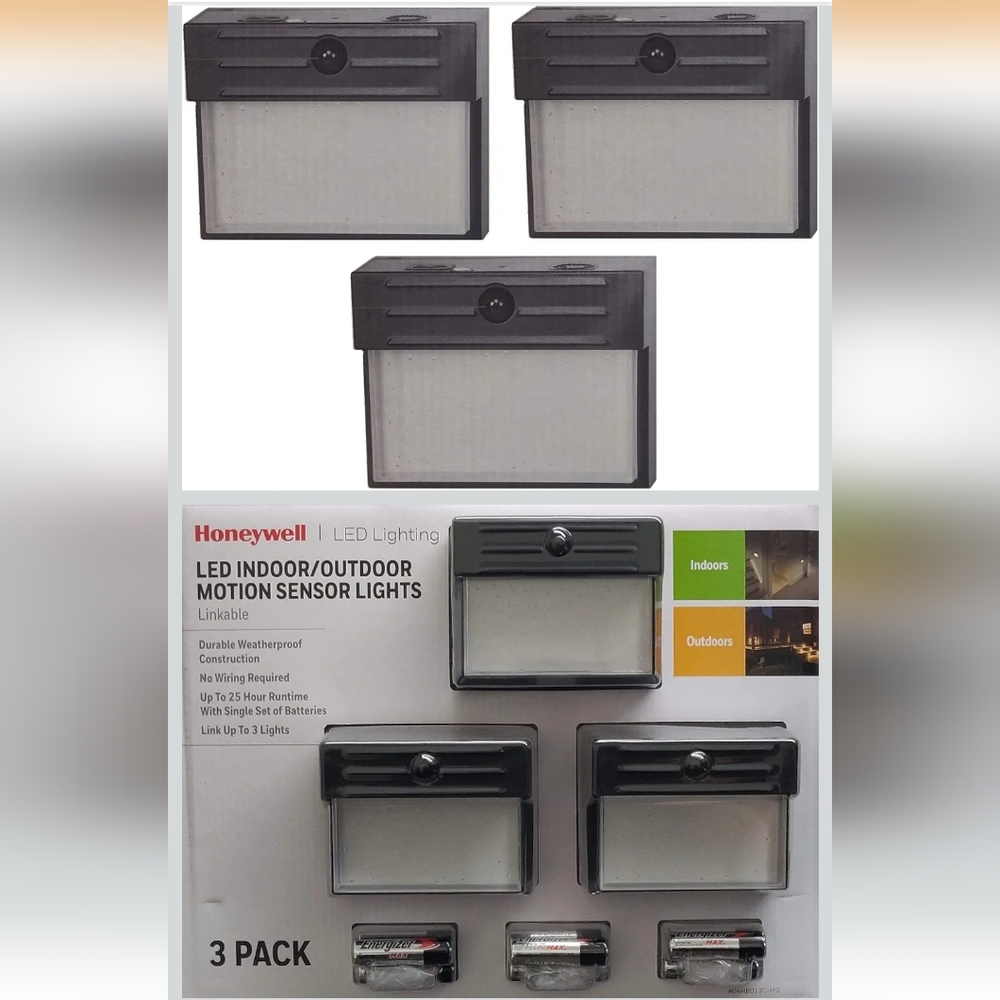 Honeywell LED Indoor/Outdoor Motion Sensor Lights - Brown - Picture 3 of 4